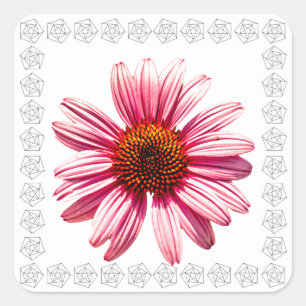 Kopfstütze Quadratischer Aufkleber