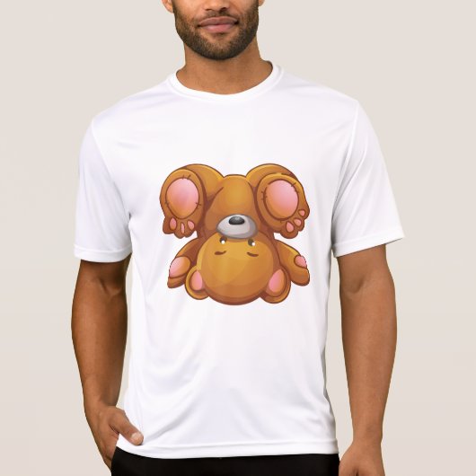 Kopfüber-Teddybär T-Shirt (Vorderseite)