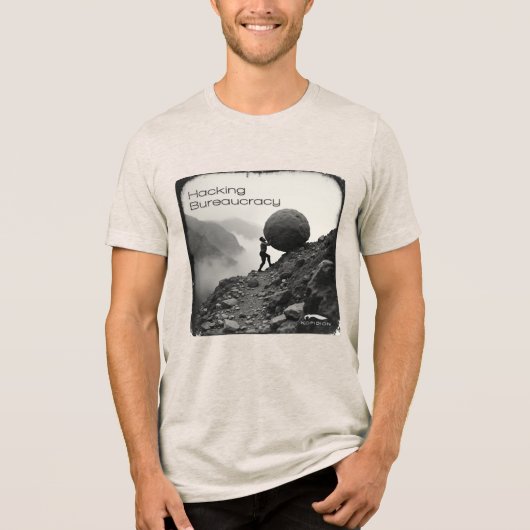 Kopidion Hacking Bureau-kurs Tri-Blend Shirt (Vorderseite)