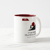 Kopidion Hacking Bureau-kurs Zweifarbige Tasse (VorderseiteRechts)