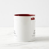 Kopidion Influence Operations Kurskartwork Zweifarbige Tasse (Mittel)