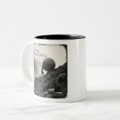 Kopidion - Kurskarte "Hacking Bureau" Zweifarbige Tasse (Vorderseite Links)