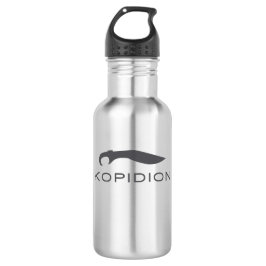 Kopidion-Logo-Wasserflasche Edelstahlflasche