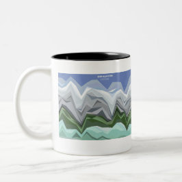 Kopidion Shmoocon-Datenvisualisierung Zweifarbige Tasse