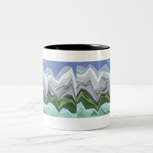 Kopidion Shmoocon-Datenvisualisierung Zweifarbige Tasse (Mittel)