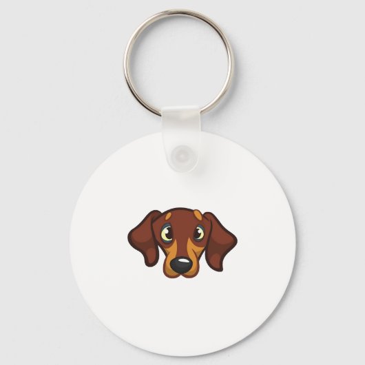 Kopie Daschund Schlüsselanhänger (Vorderseite)
