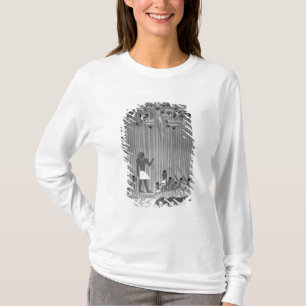 Kopie der Ägypter gemalten Entlastung, die Fische T-Shirt
