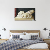 Kopie der Bisonskulptur, Le Leinwanddruck (Insitu (Schlafzimmer))