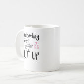 Kopie der Cheerleader Coach Sport Liebe Kaffeetasse (Vorderseite Links)