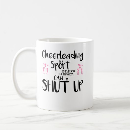 Kopie der Cheerleader Coach Sport Liebe Kaffeetasse (Links)