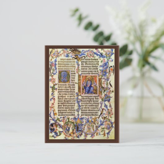 Kopie der Golden Bull First Page von Meister der Postkarte (Stehend Vorderseite)