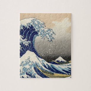 Kopie "der großen Welle" von Hokusais Puzzle