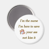 Kopie der Krankenschwester Magnet (Vorderseite/Rückseite)