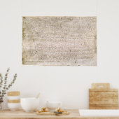 Kopie der Magna Carta Replik Poster (Küche)