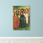 Kopie der Verehrung des Mystischen Lammes Leinwanddruck (Insitu (Holzboden))