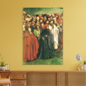 Kopie der Verehrung des Mystischen Lammes Leinwanddruck (Insitu (Wohnzimmer))