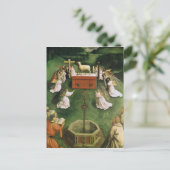 Kopie der Verehrung des Mystischen Lammes Postkarte (Stehend Vorderseite)