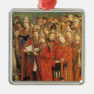 Kopie der Verehrung des mystischen Lamms Ornament Aus Metall