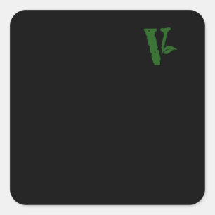 Kopie der Welt veganen Tag glückliche Welt vegan T Quadratischer Aufkleber