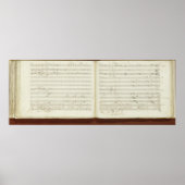 Kopie des Autogrammes "The Magic Flute" Poster (Vorne)