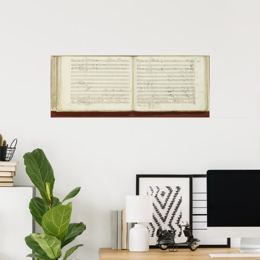 Kopie des Autogrammes "The Magic Flute" Poster (Heimbüro)