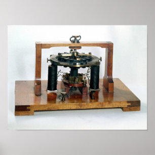 Kopie des Electro-magnetischen Makchinetta Poster