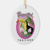 Kopie des schönen Thani Thailand Keramik Ornament (Rechts)