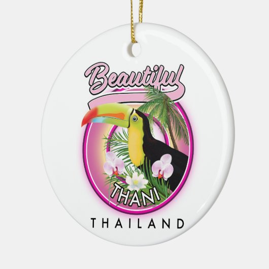 Kopie des schönen Thani Thailand Keramik Ornament (Links)