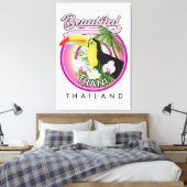 Kopie des schönen Thani Thailand Leinwanddruck (Insitu (Schlafzimmer))