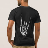Kopie des Skeletts-Hand-Zeichnend T-Shirt (Rückseite)