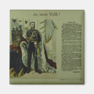 Kopie einer Erklärung von Frederick III Magnet