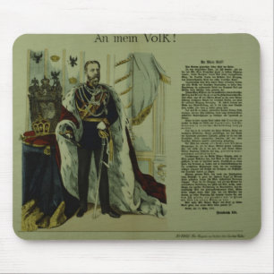 Kopie einer Erklärung von Frederick III Mousepad