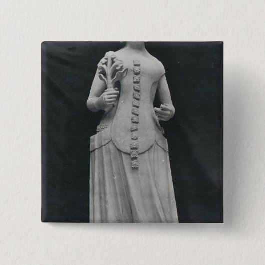 Kopie einer Statue von Isabella von Bayern Button (Vorderseite)