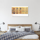 Kopie eines Fragments des Dresdner Codex Leinwanddruck (Insitu (Schlafzimmer))