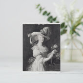 Kopie eines Portraits von Marie-Antoinette Postkarte (Stehend Vorderseite)