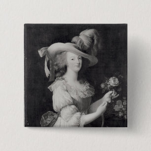 Kopie eines Porträts von Marie-Antoinette Button