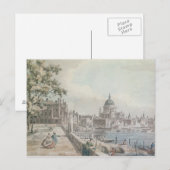 Kopie eines Teils eines zeichnend von Canaletto, S Postkarte (Vorne/Hinten)