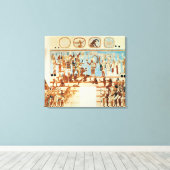 Kopie eines Wandgemäldes von Bonampak Leinwanddruck (Insitu (Holzboden))