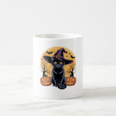 Kopie Katzen Skulls Creepy Niedlich Kitty Goth Bla Kaffeetasse (Mittel)