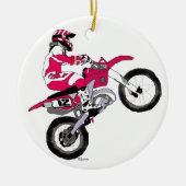 Kopie Motocross300 Keramik Ornament (Vorne)