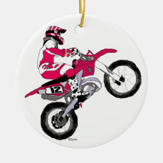 Kopie Motocross300 Keramik Ornament