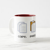 Kopie, Paste, A+ Tasse (Vorderseite Links)