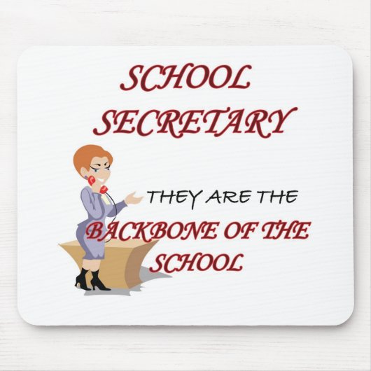 Kopie SCHULsekretärs 2 Mousepad (Vorne)