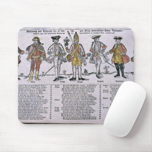 Kopie und Diskussion über die Nationen Mousepad (Mit Mouse)