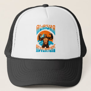 Kopie von Alaska Adventure Funny Sasquatch Truckerkappe