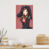 Kopie von Anime Girl Poster (Küche)