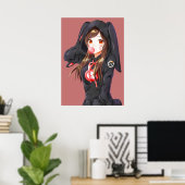 Kopie von Anime Girl Poster (Heimbüro)