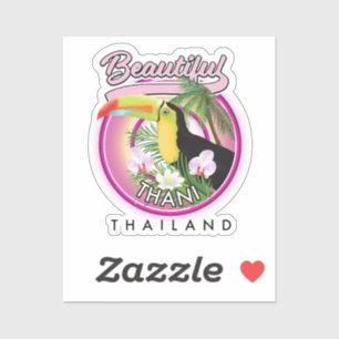 Kopie von Beautiful Thani Thailand Aufkleber