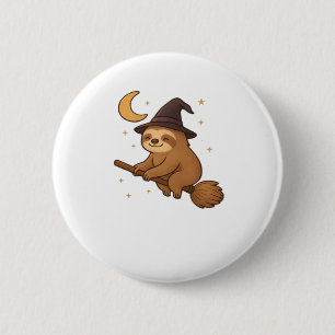 Kopie von Ghost Igel Librarian - Niedliches Hallow Button