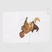 Kopie von Ghost Igel Librarian - Niedliches Hallow Golfhandtuch (Horizontal)